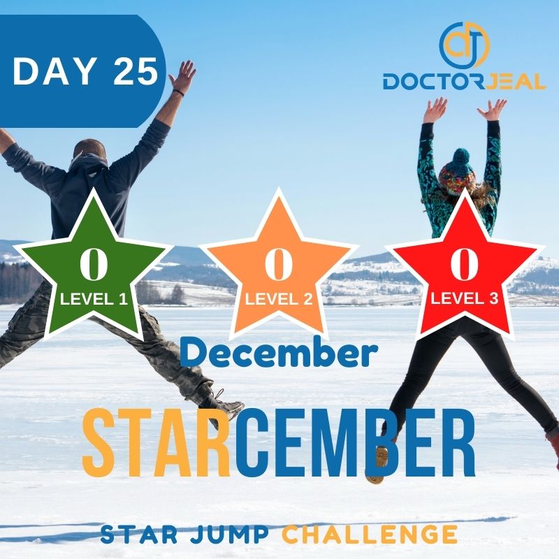 Starcember Exercise Challenge Targets Day 25