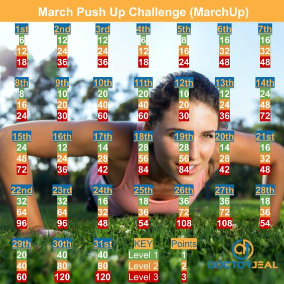 MarchUp Exercise Challenge - DoctorJeal