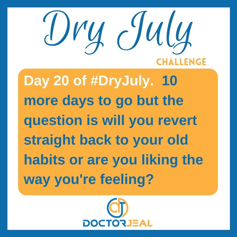 DryJuly Challenge Day 20