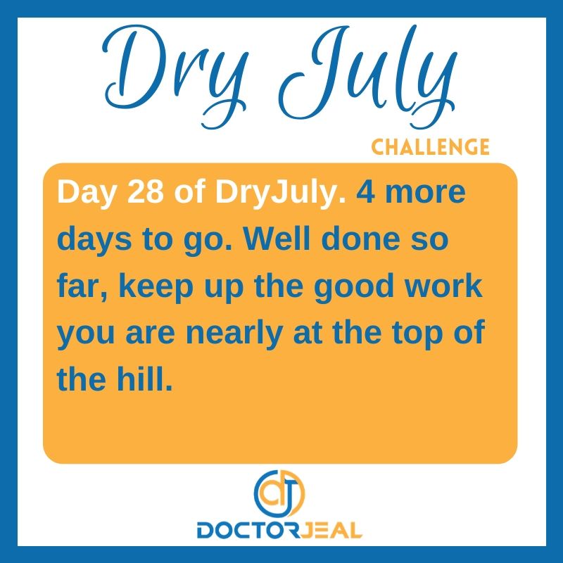 DryJuly Challenge Day 28