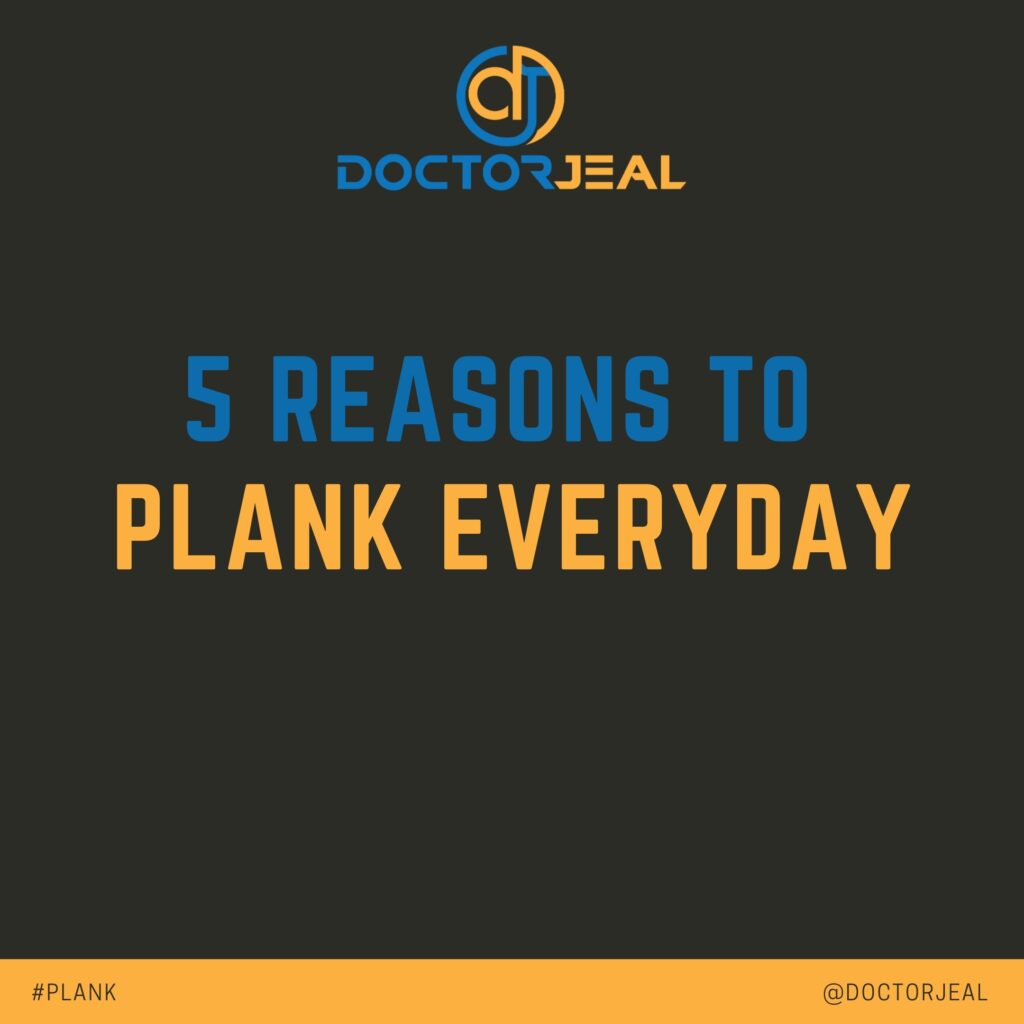 5 Reasons to Plank Everyday - Social -Title