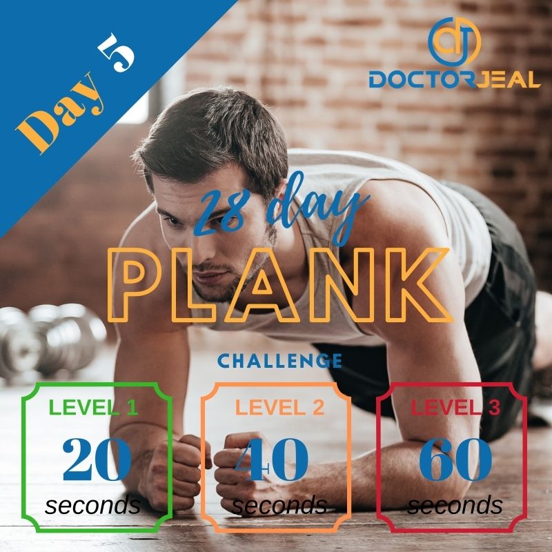28 Day Plank Challenge Day 5