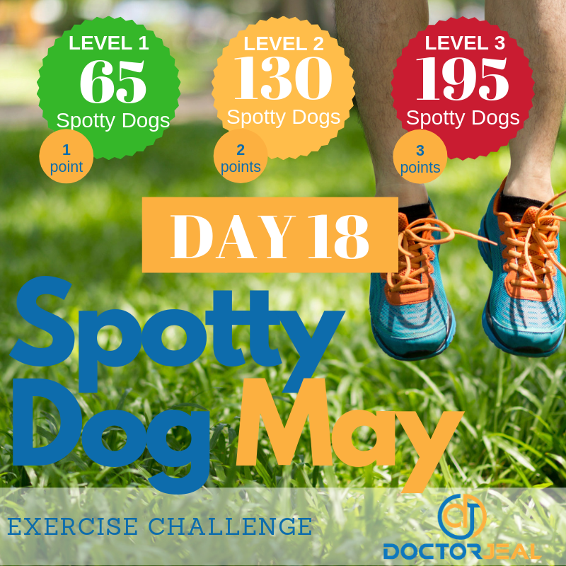 Spotty Dog May Challenge Targets - Day 18