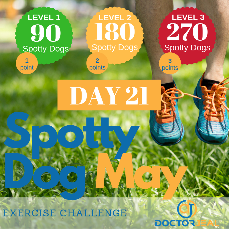 Spotty Dog May Challenge Targets - Day 21
