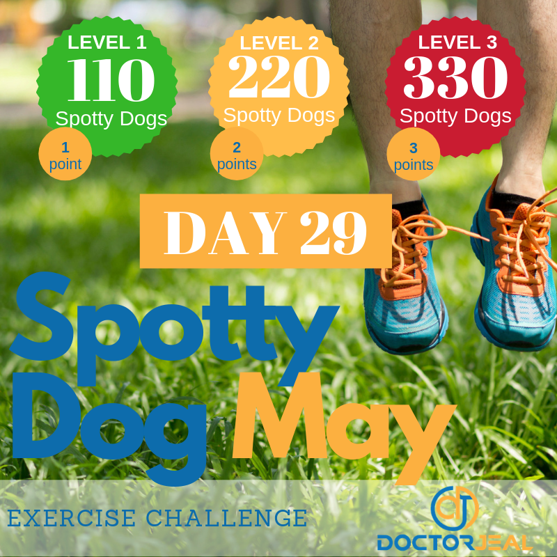 Spotty Dog May Challenge Targets - Day 29