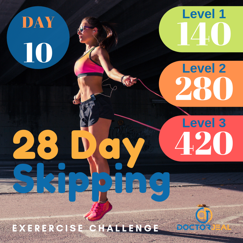 28 Day Skipping Challenge Day 10