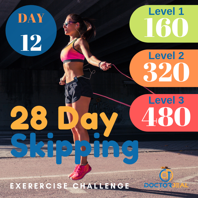28 Day Skipping Challenge Day 12