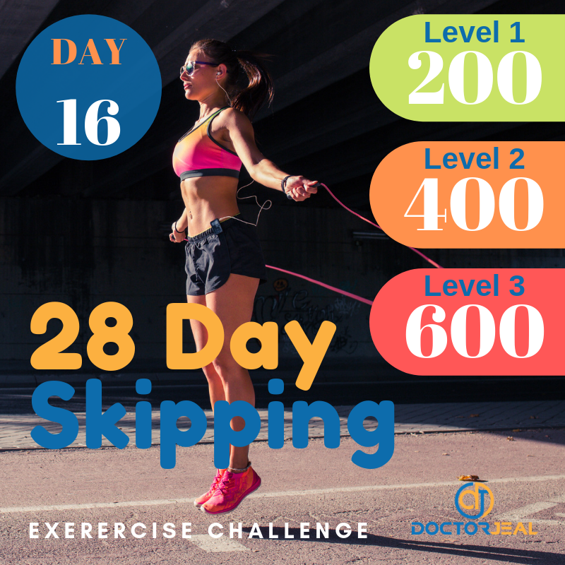 28 Day Skipping Challenge Day 16
