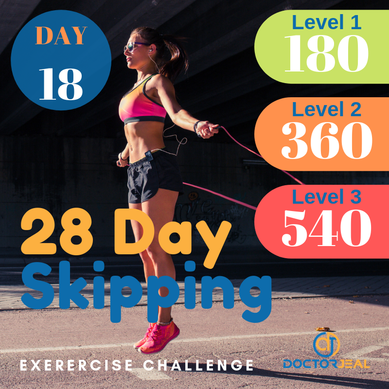 28 Day Skipping Challenge Day 18