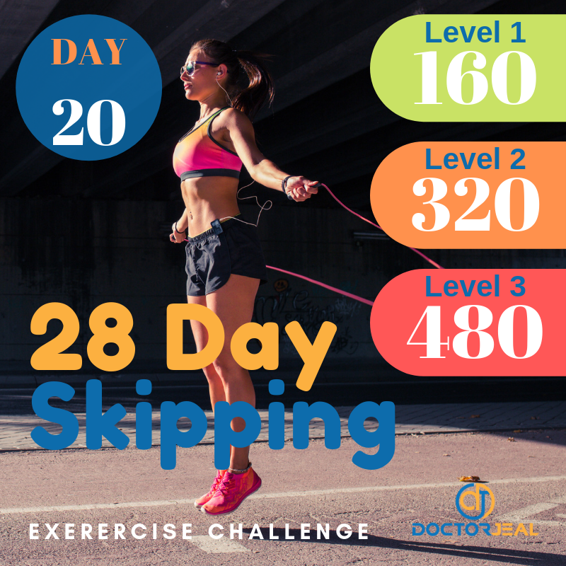 28 Day Skipping Challenge Day 20