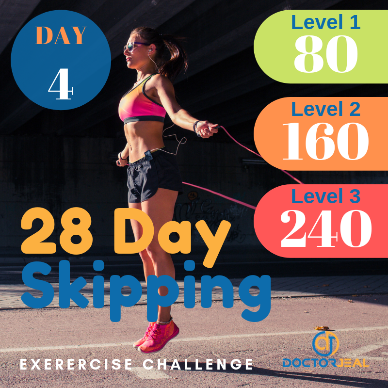 28 Day Skipping Challenge Day 4