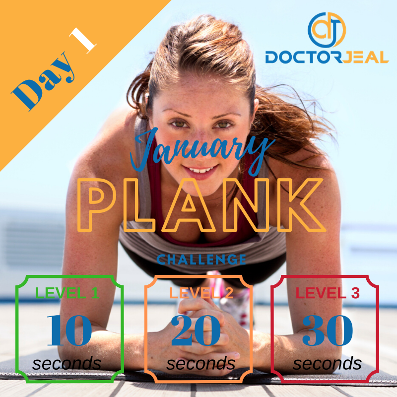 January Plank Challenge (PlankAwayJanuary) Day 1