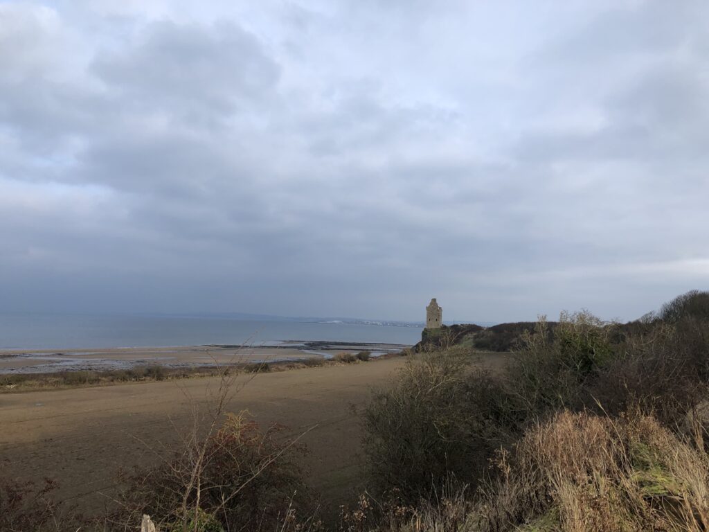 View of Greenan Castle Stage 2 of the Robert Burns to Greenan Castle Walk loop