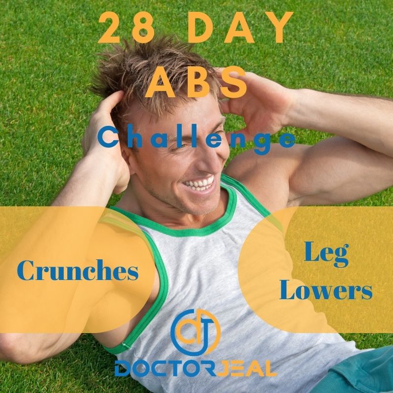 28 Day Abs Challenge (Male) - DoctorJeal