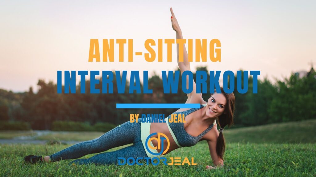 Work from Home (WFH) anti-sitting Interval Workout Title Female