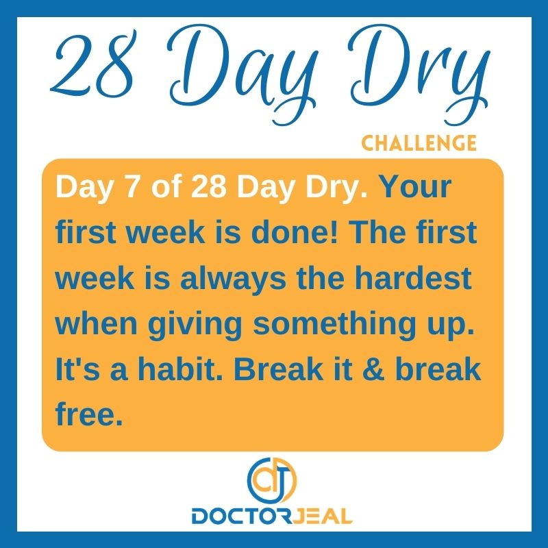 28 Day Dry Day 7