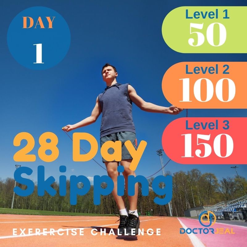 28 Day Skipping Challenge - Male Day 1