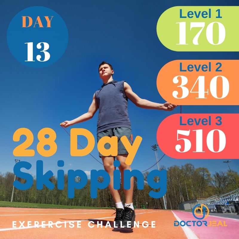 28 Day Skipping Challenge - Male Day 13