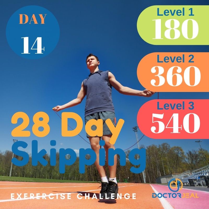 28 Day Skipping Challenge - Male Day 14