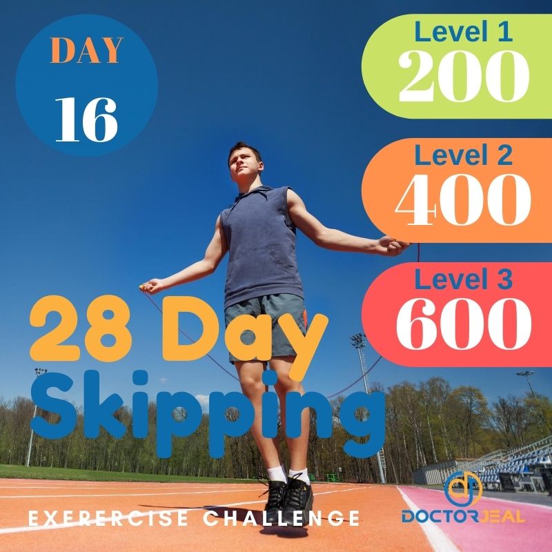 28 Day Skipping Challenge - Male Day 16