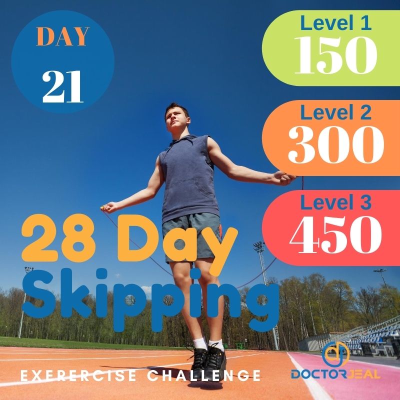 28 Day Skipping Challenge - Male Day 21