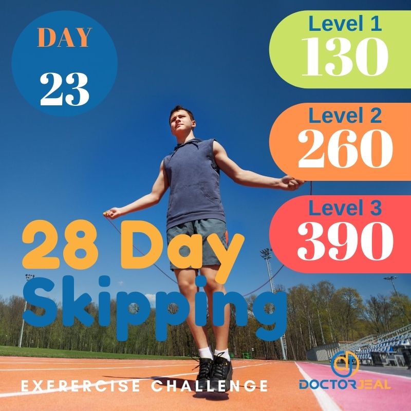 28 Day Skipping Challenge - Male Day 23