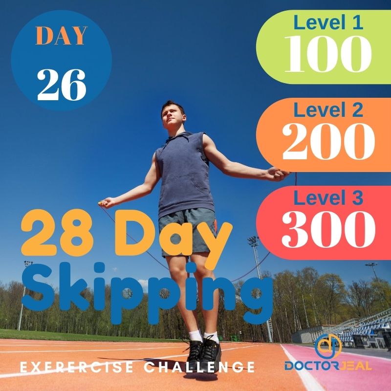 28 Day Skipping Challenge - Male Day 26
