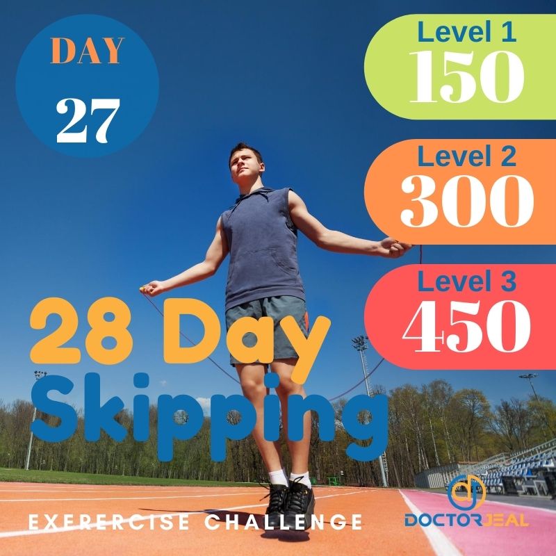 28 Day Skipping Challenge - Male Day 27