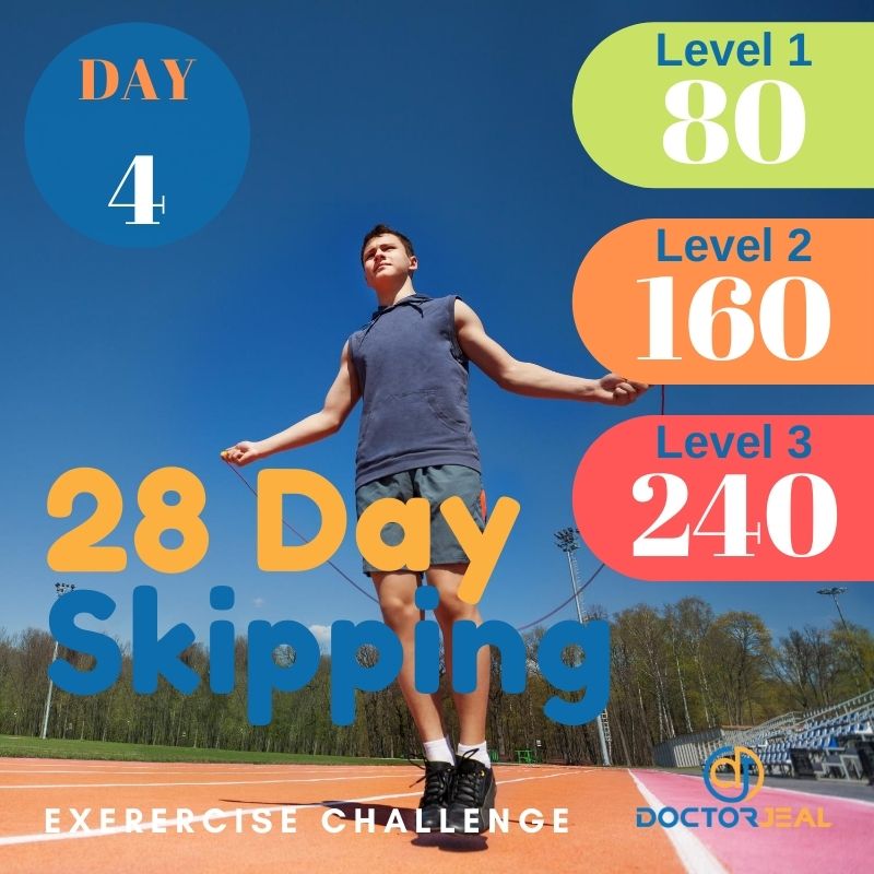28 Day Skipping Challenge - Male Day 4