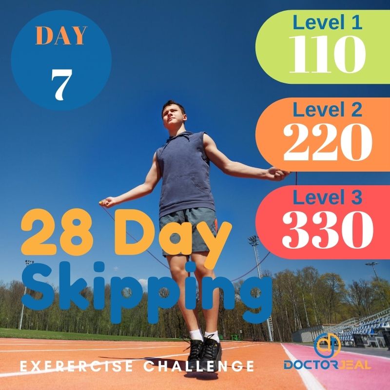 28 Day Skipping Challenge - Male Day 7