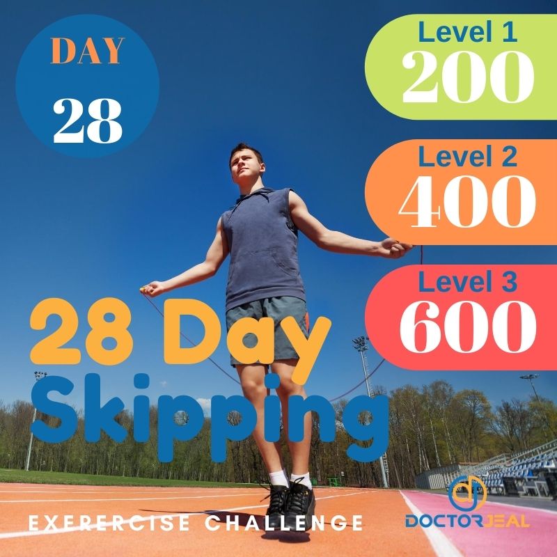28 Day Skipping Challenge - Male Day 28