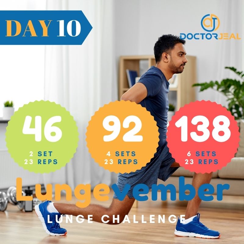 Lungevember Lunge Targets DoctorJeal - Male - Day 10