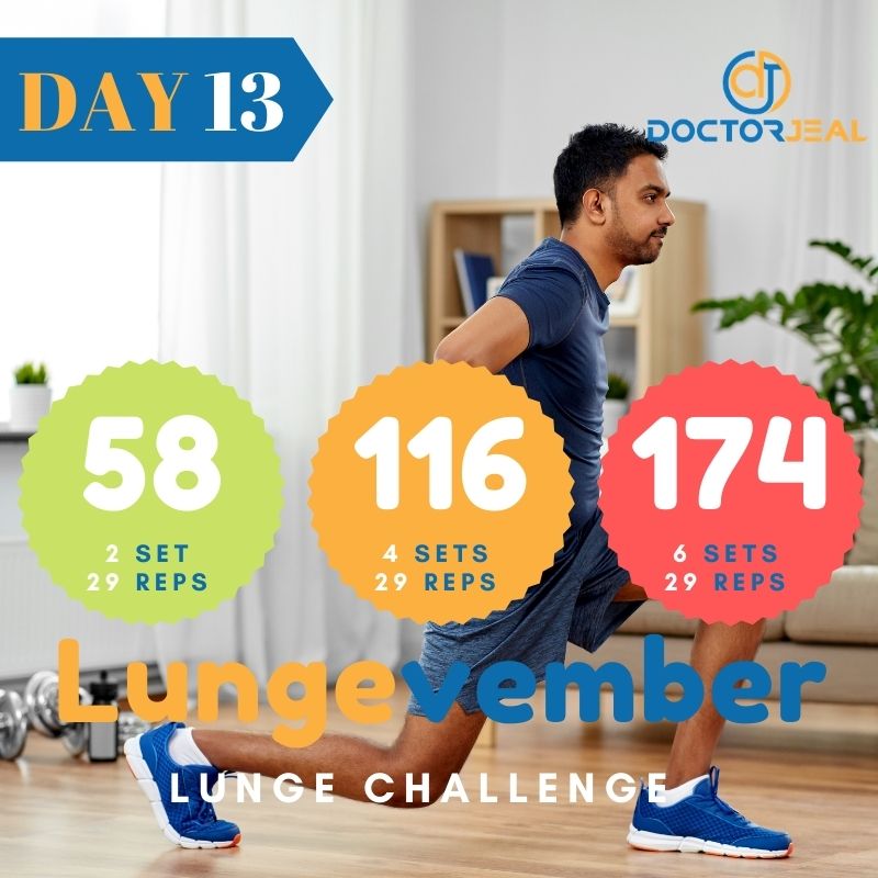 Lungevember Lunge Targets DoctorJeal - Male - Day 13