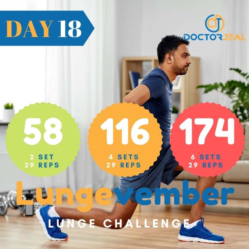Lungevember Lunge Targets DoctorJeal - Male - Day 18