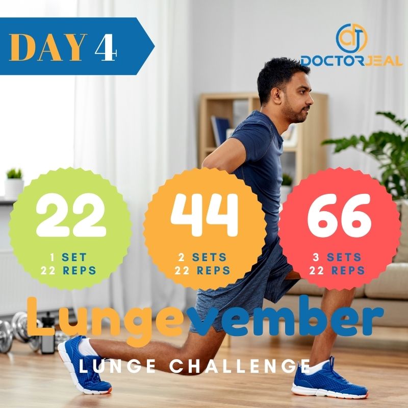 Lungevember Lunge Targets DoctorJeal - Male - Day 4