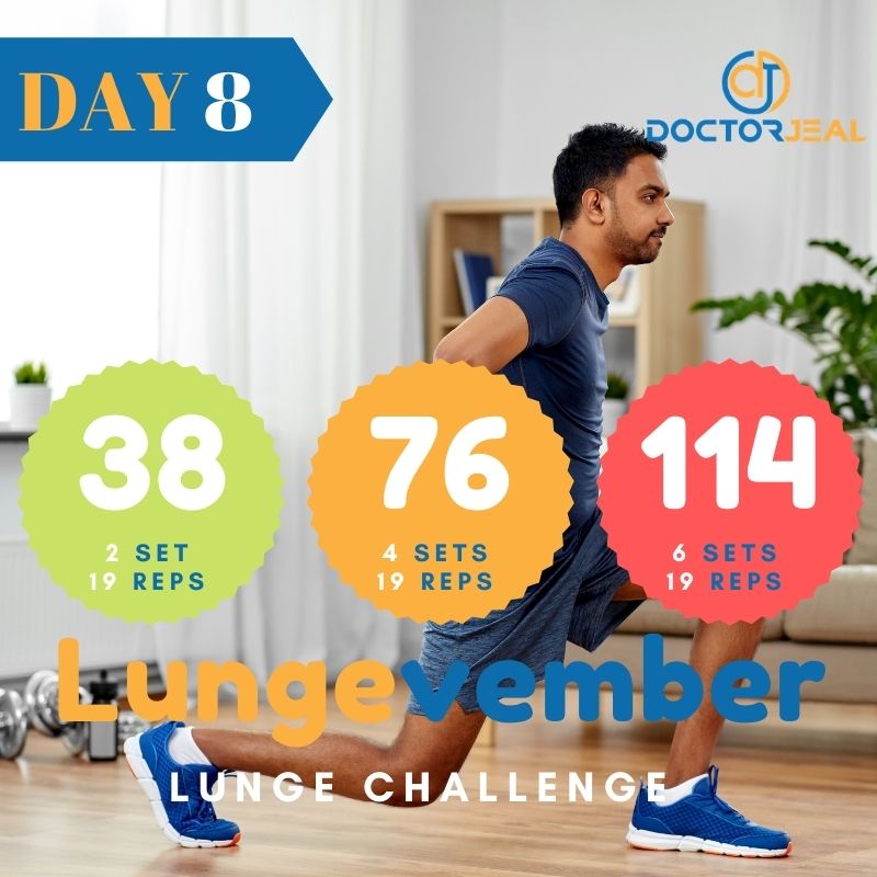 Lungevember Lunge Targets DoctorJeal - Male - Day 8