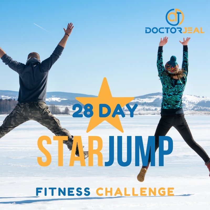 28 Day Star Jump Exercise Challenge Titles - Title